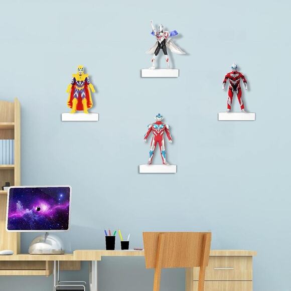 Floating Shelves for Wall, set of 9 5.5" x 3.5", PIC's ARE REPRESENTATION OF SHE - Picture 5 of 5